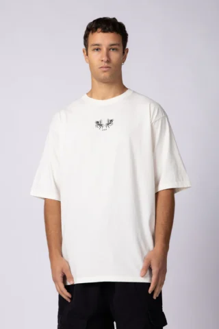 REMERA OVER TAZ HORSE CRUDO